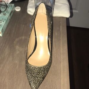 Banana Republic 12 hour block heel in fur